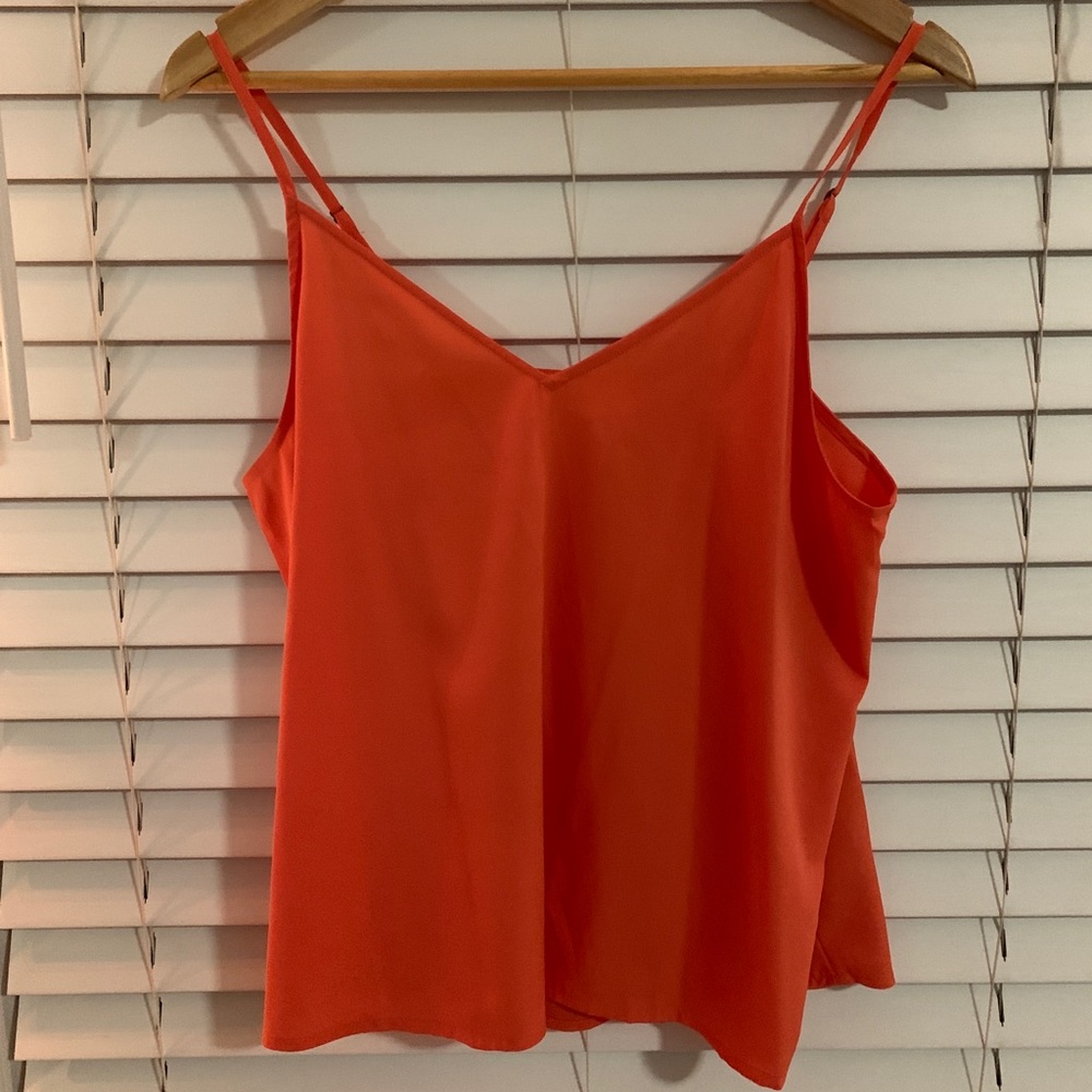 Orange tank top